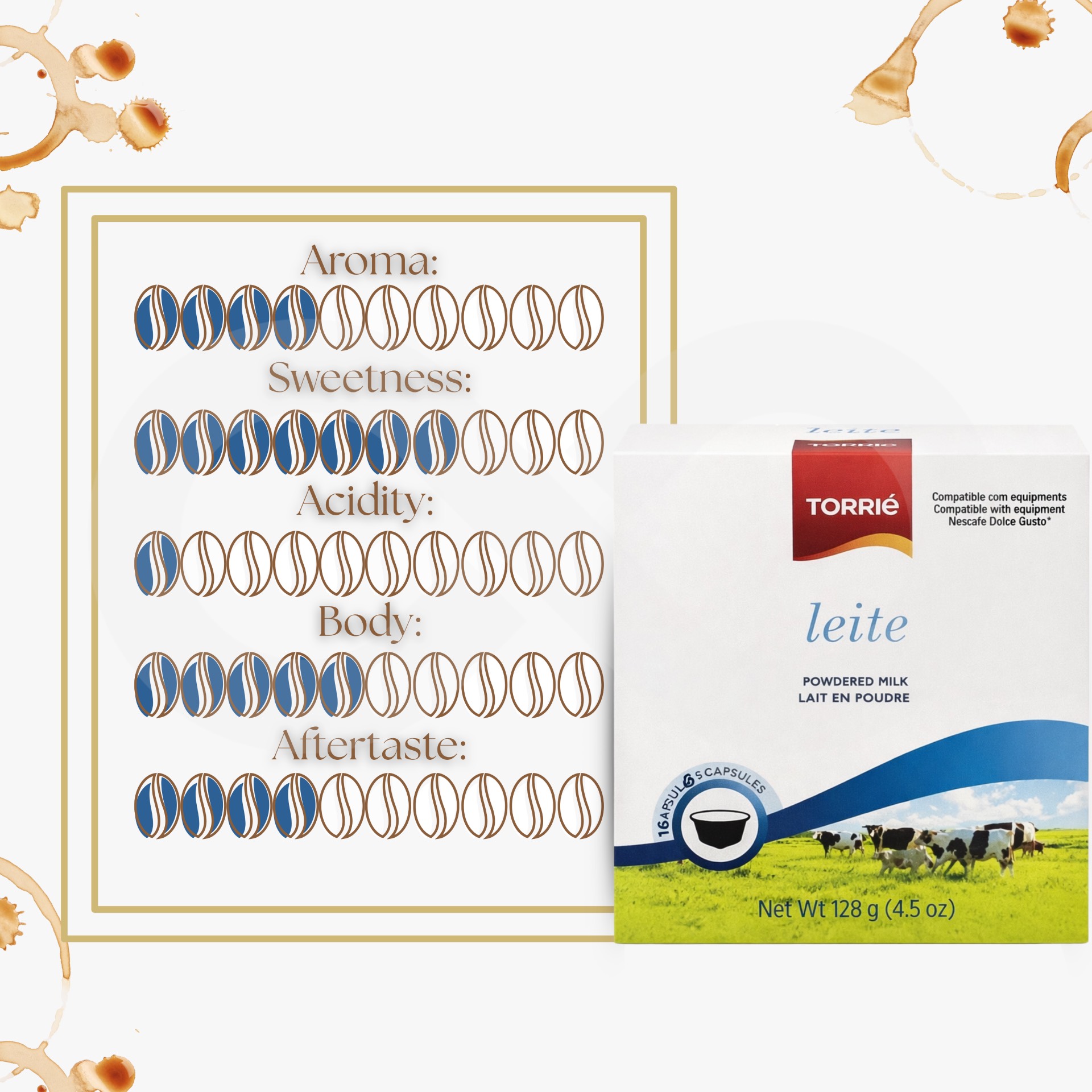 TORRIE® Kapseln Dolce Gusto Milch 16 Stk.