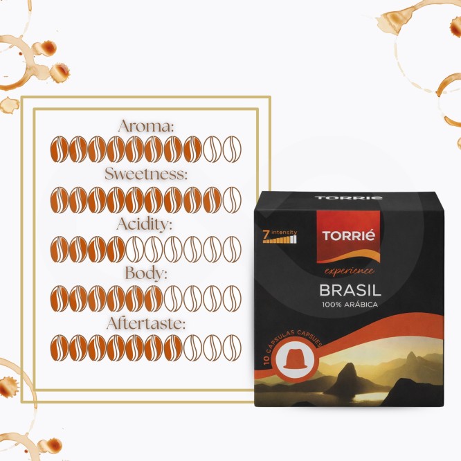 TORRIE® Capsules Nespresso Brasil 10 st.
