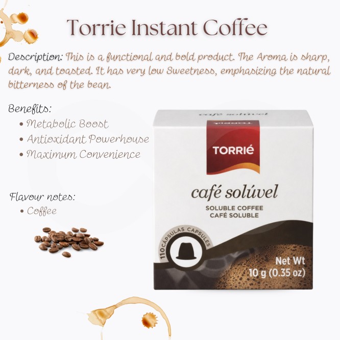 TORRIE® Cápsulas Nespresso Café Instantáneo 10 uds.