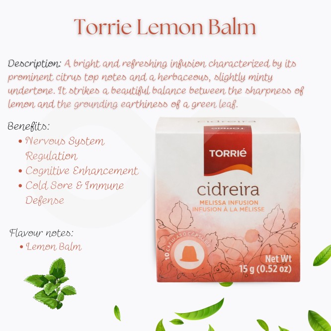 TORRIE® Nespresso Capsules Lemon Balm 10 un.