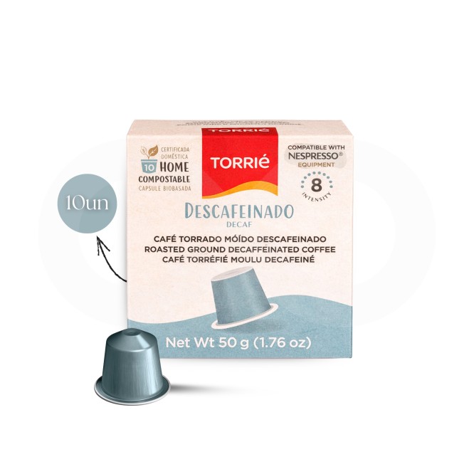 TORRIE® Nespresso Capsules Compostable Decaf 10 un.