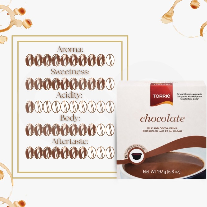 TORRIE® Cápsulas Dolce Gusto Chocolate 16 uds.