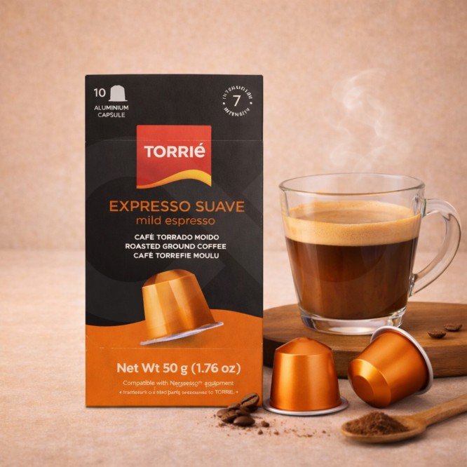 TORRIE� C�psulas Nespresso Suave 10 un. Aluminio