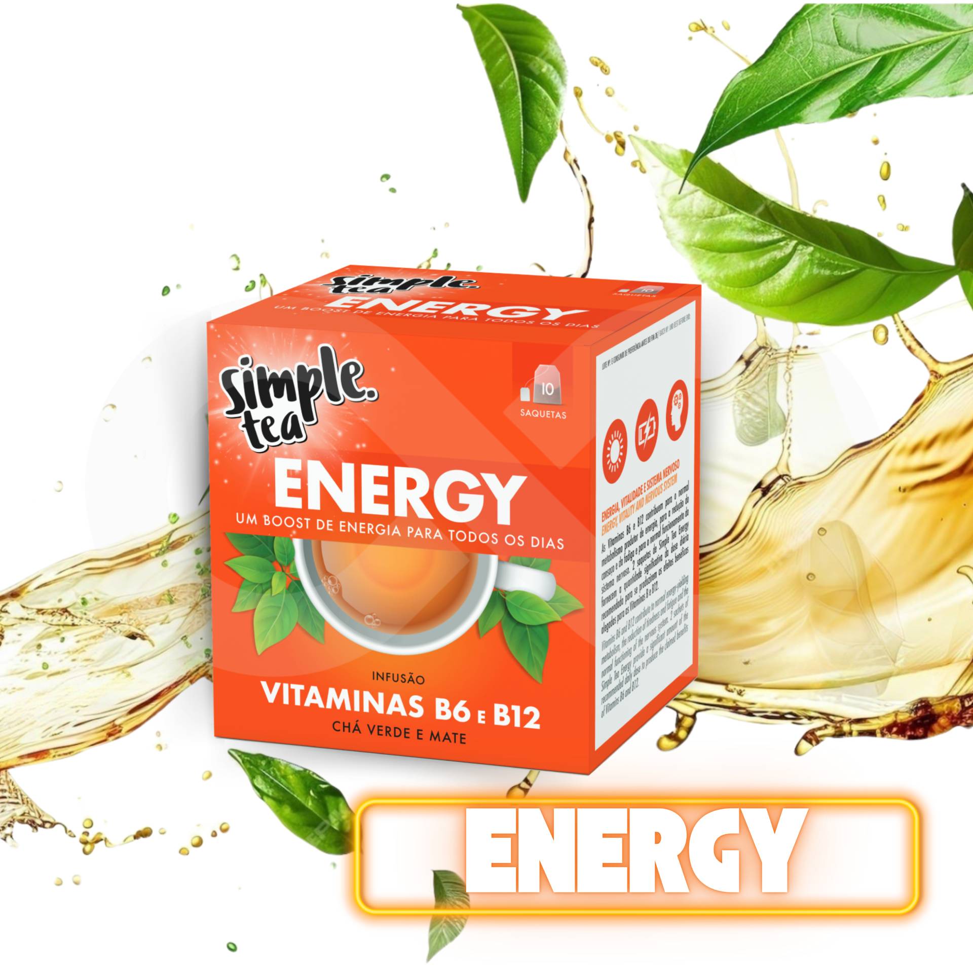 SIMPLE TEA® Tè Energy 10 pz.