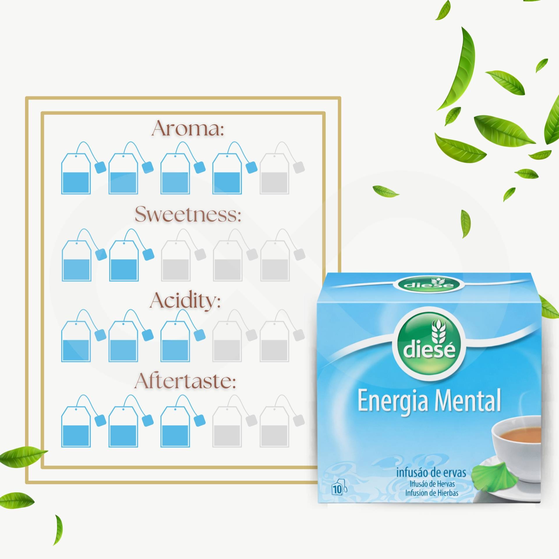 DIESE® Herbata Energia Mentalna 10 szt.