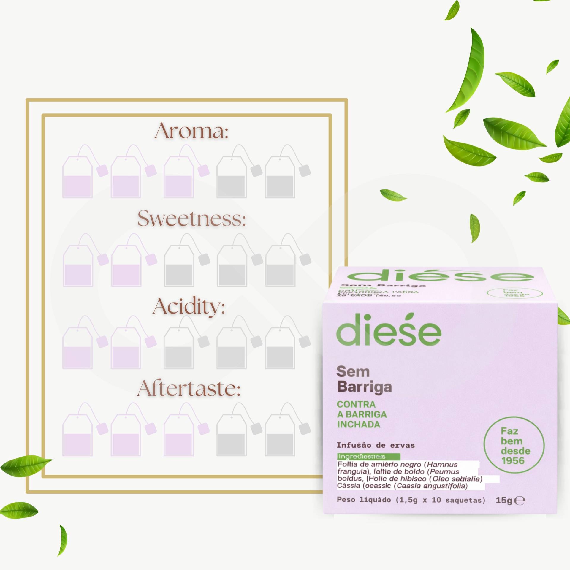DIESE® Té Vientre Plano 10 uds.