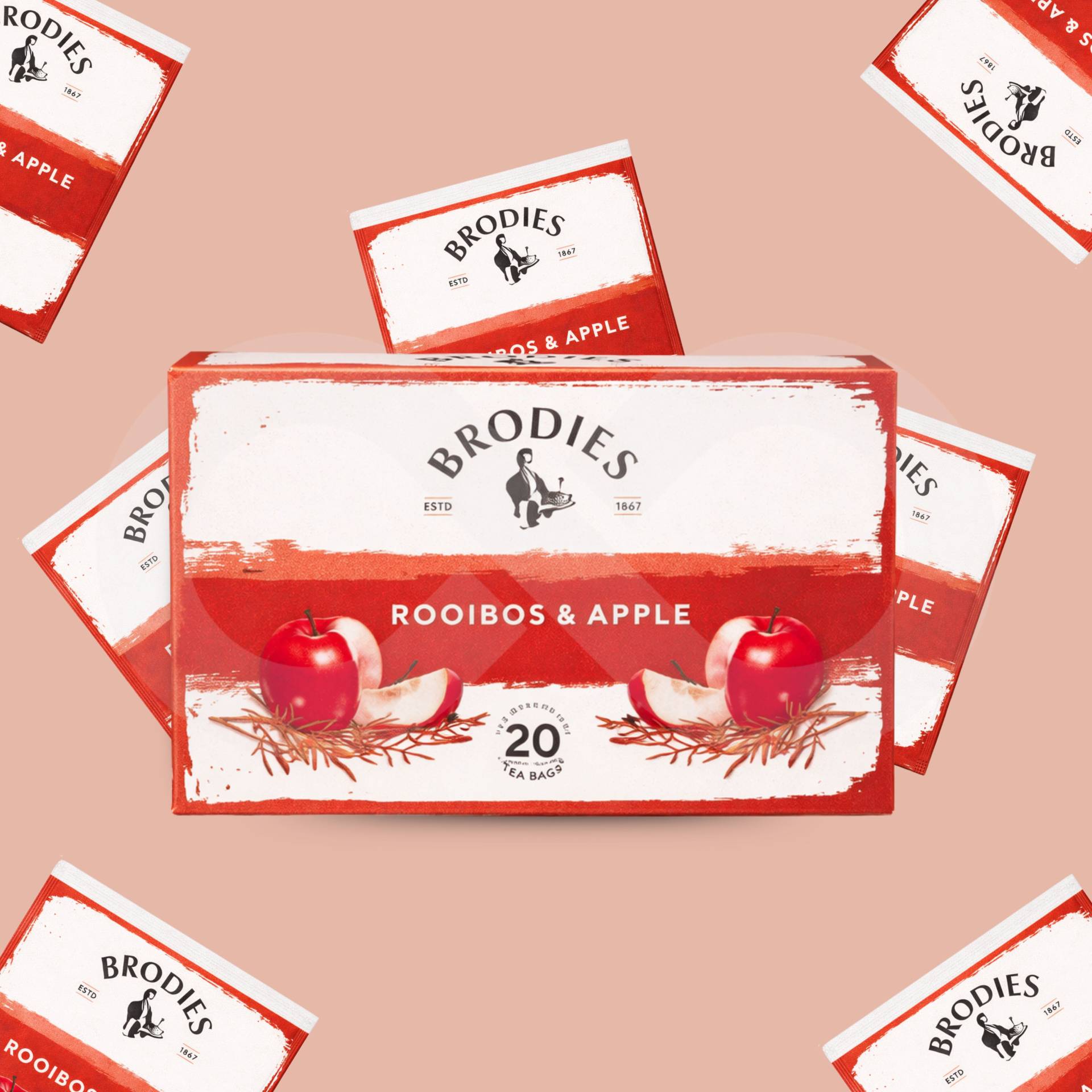BRODIES® Tè Rooibos E Mela 20 pz.