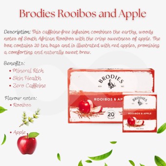 BRODIES� T� Rooibos E Mela 20 pz.
