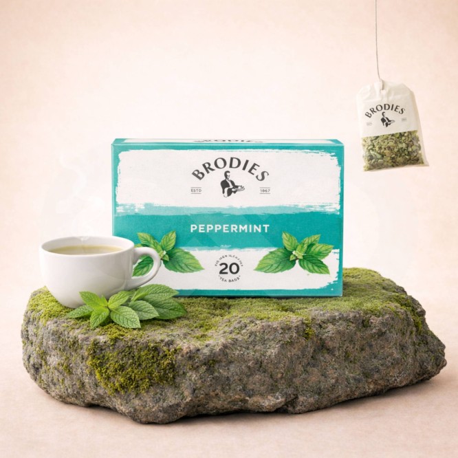 BRODIES® Thé à La Menthe Poivrée 20 u.