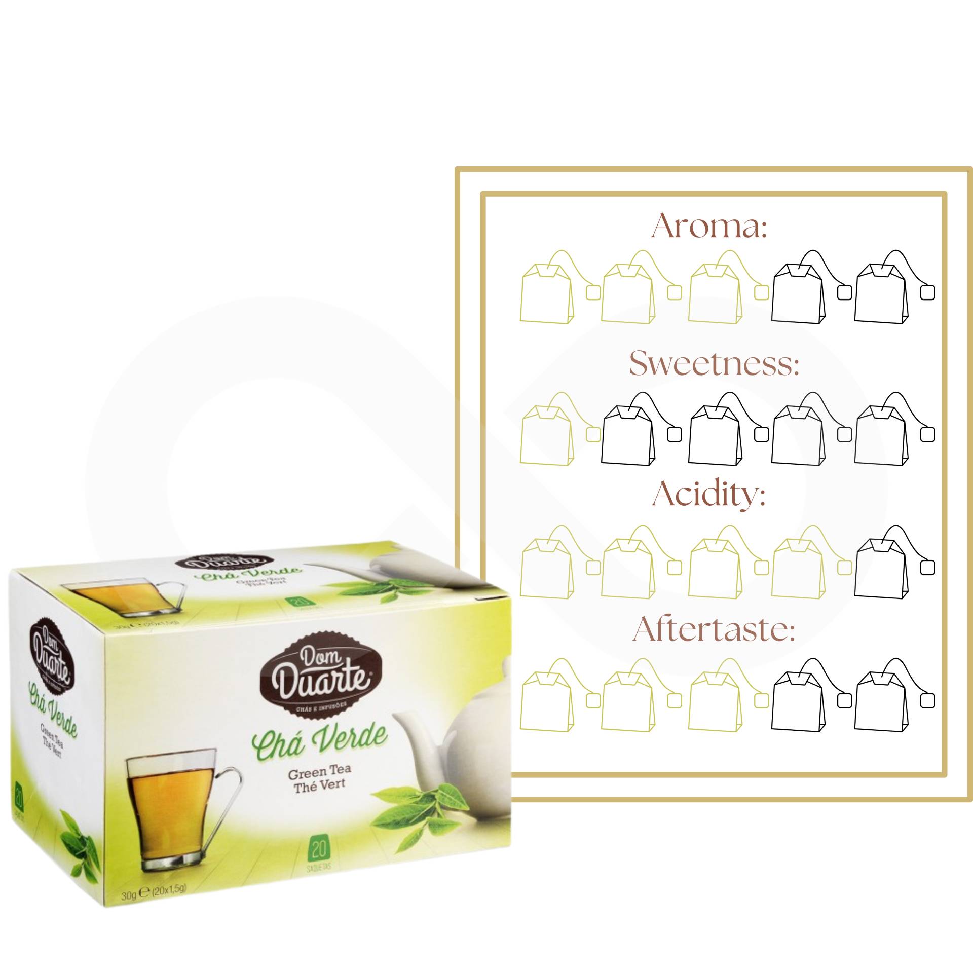 DOM DUARTE® Tè Verde 20 pz.
