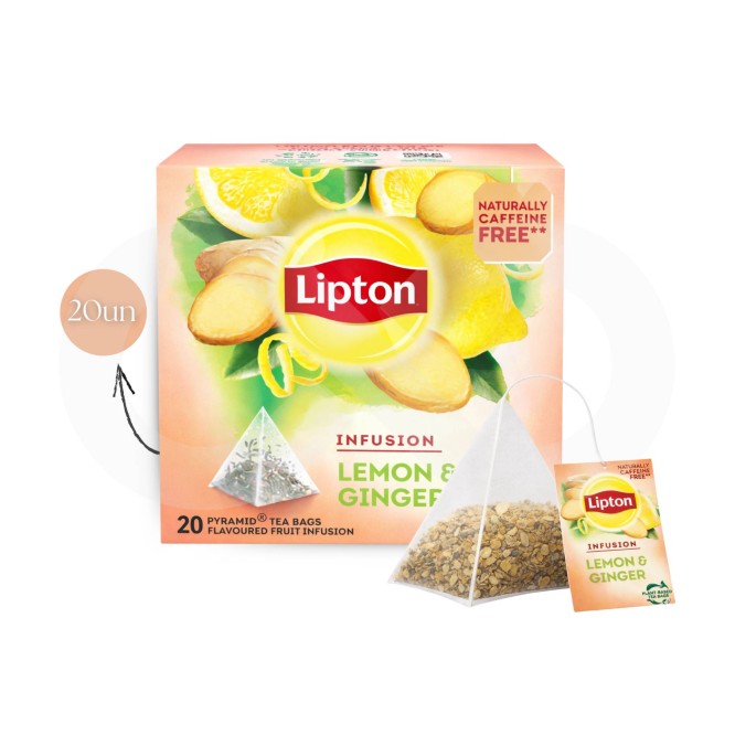 LIPTON® Tè Lemon & Ginger 20 pz.