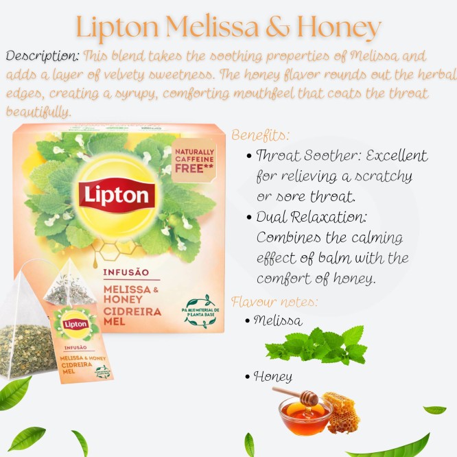 LIPTON� Herbata Melisa I Mi�d 20 szt.