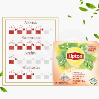 LIPTON� Herbata Melisa I Mi�d 20 szt.