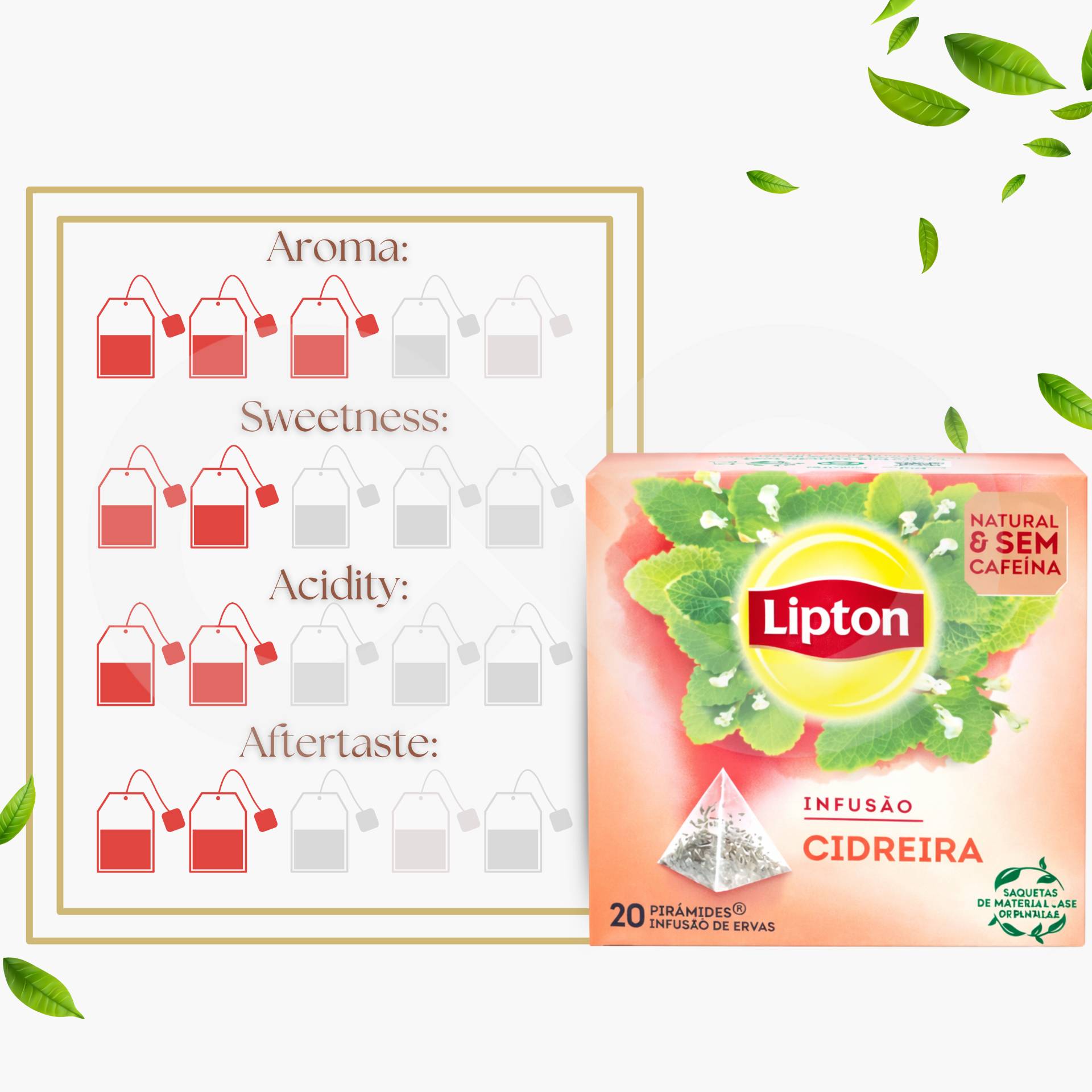 LIPTON® Tè Melissa 20 pz.