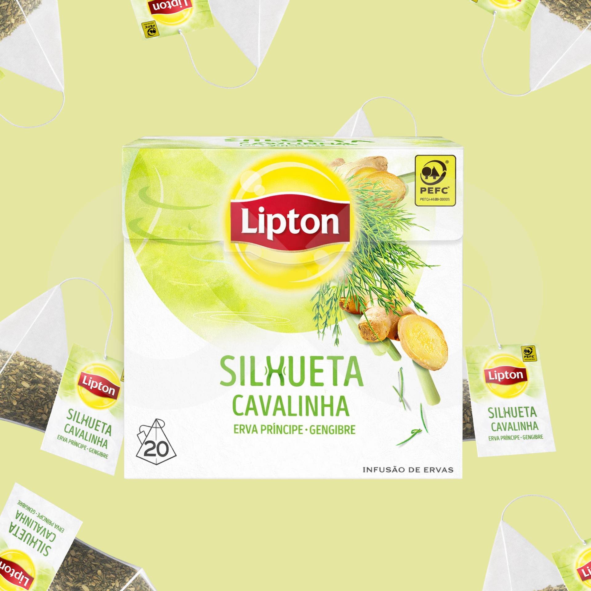 LIPTON® Thee Silhouet, Paardenstaartthee 20 st.