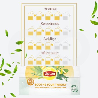 LIPTONŽ Tea SOS Throat 20 un.
