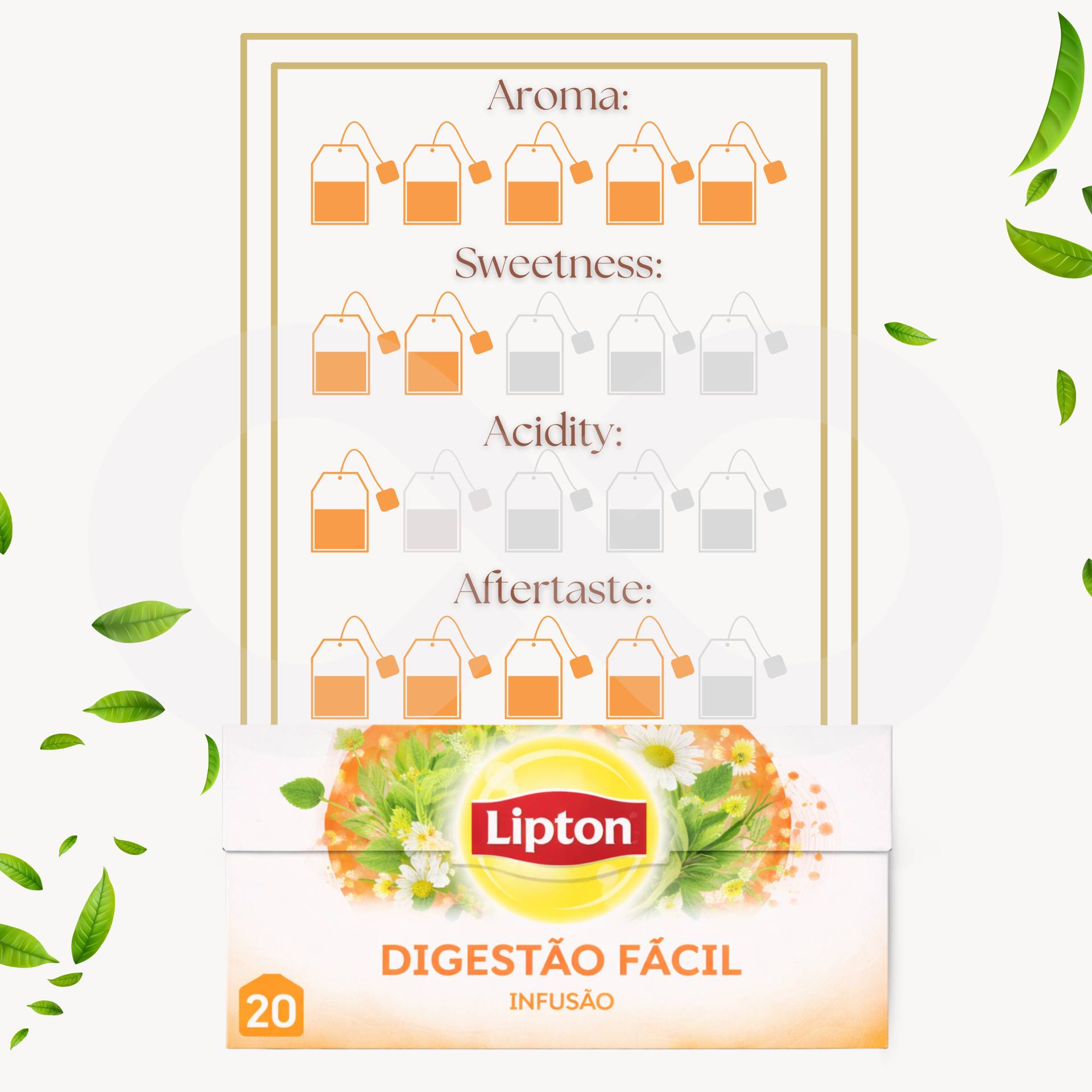 LIPTON® Tè Digestione Facile 20 pz.