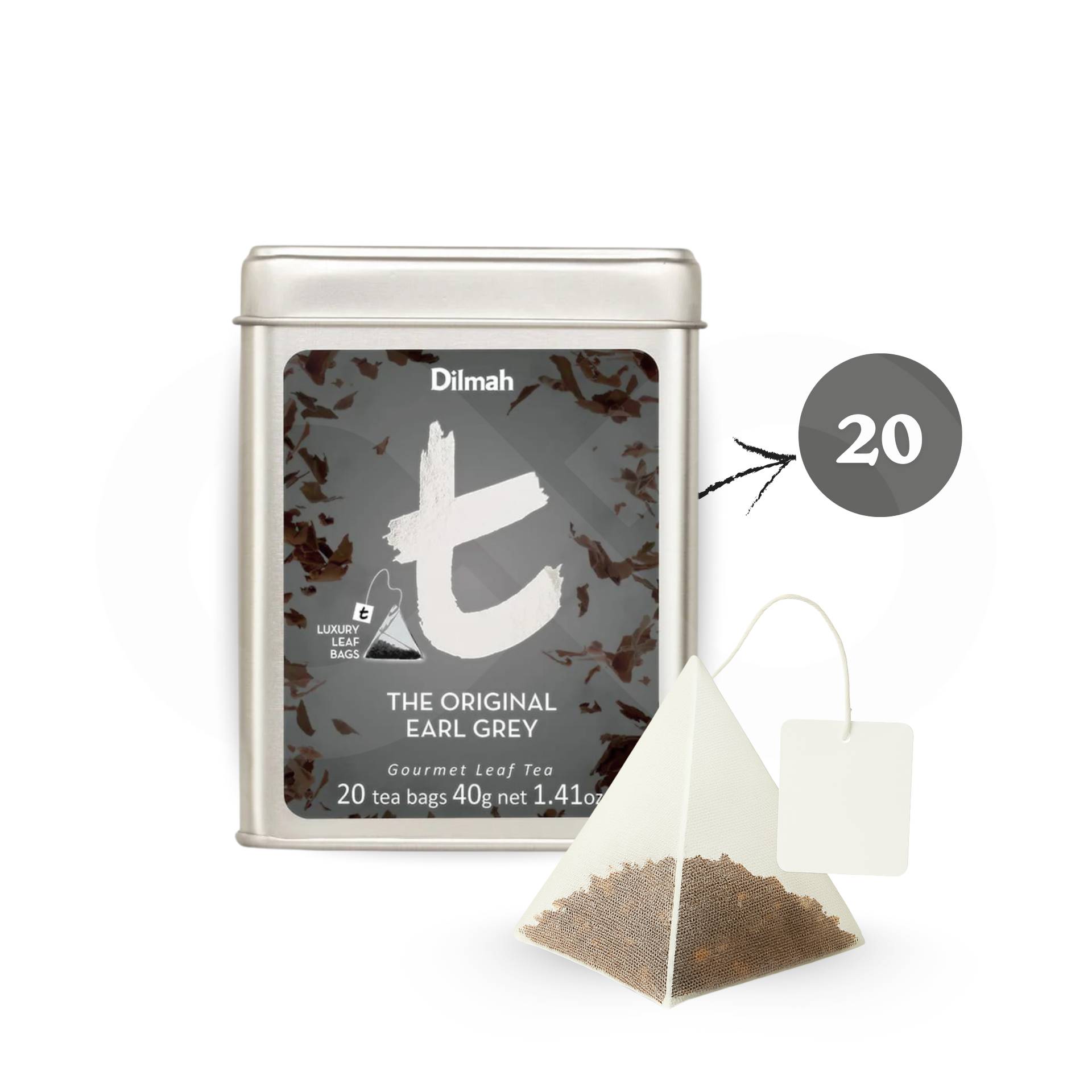 DILMAH® Thé The Original Earl Grey 20 u.