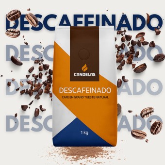 CANDELAS� Caf� en Grano Descafeinado 1kg