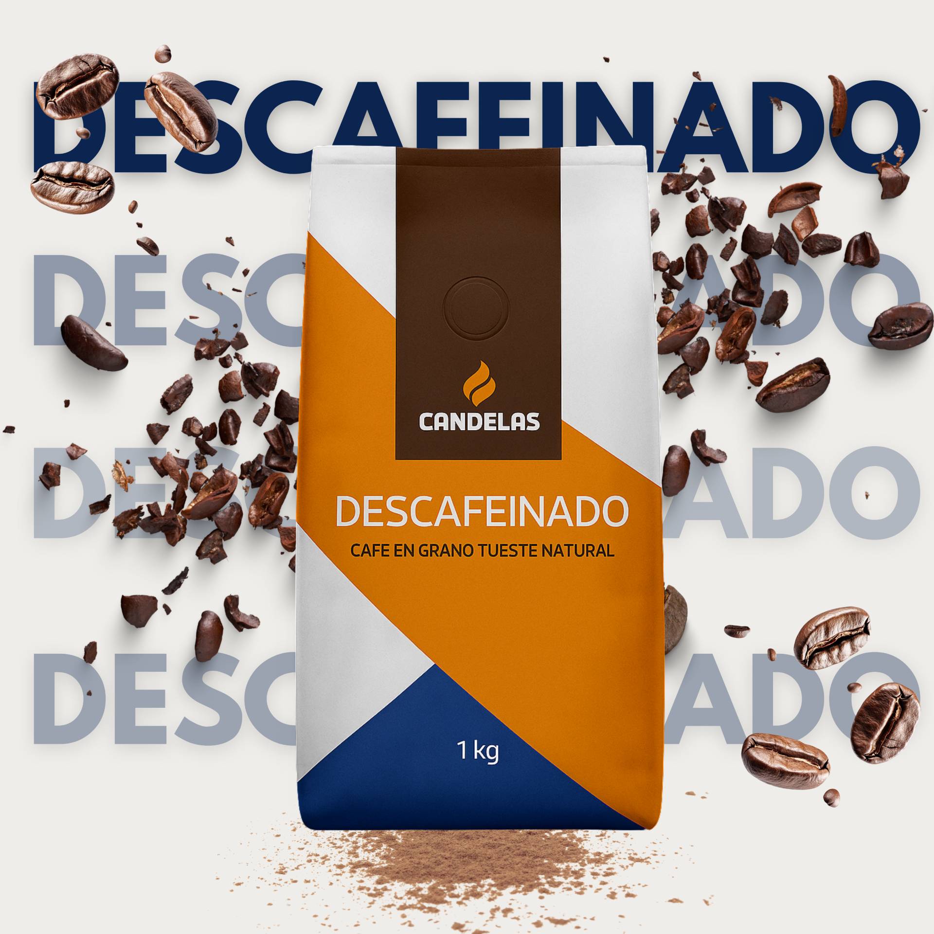 CANDELAS® Caffè in Grani Decaffeinato 1kg