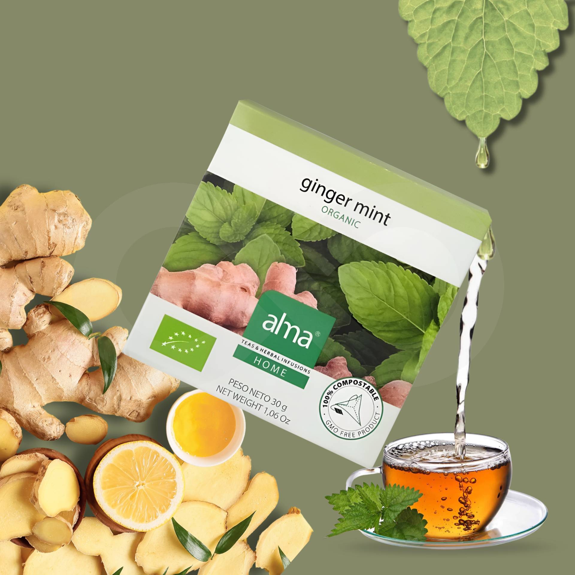 ALMAź Herbata Ginger Mint 15 szt.