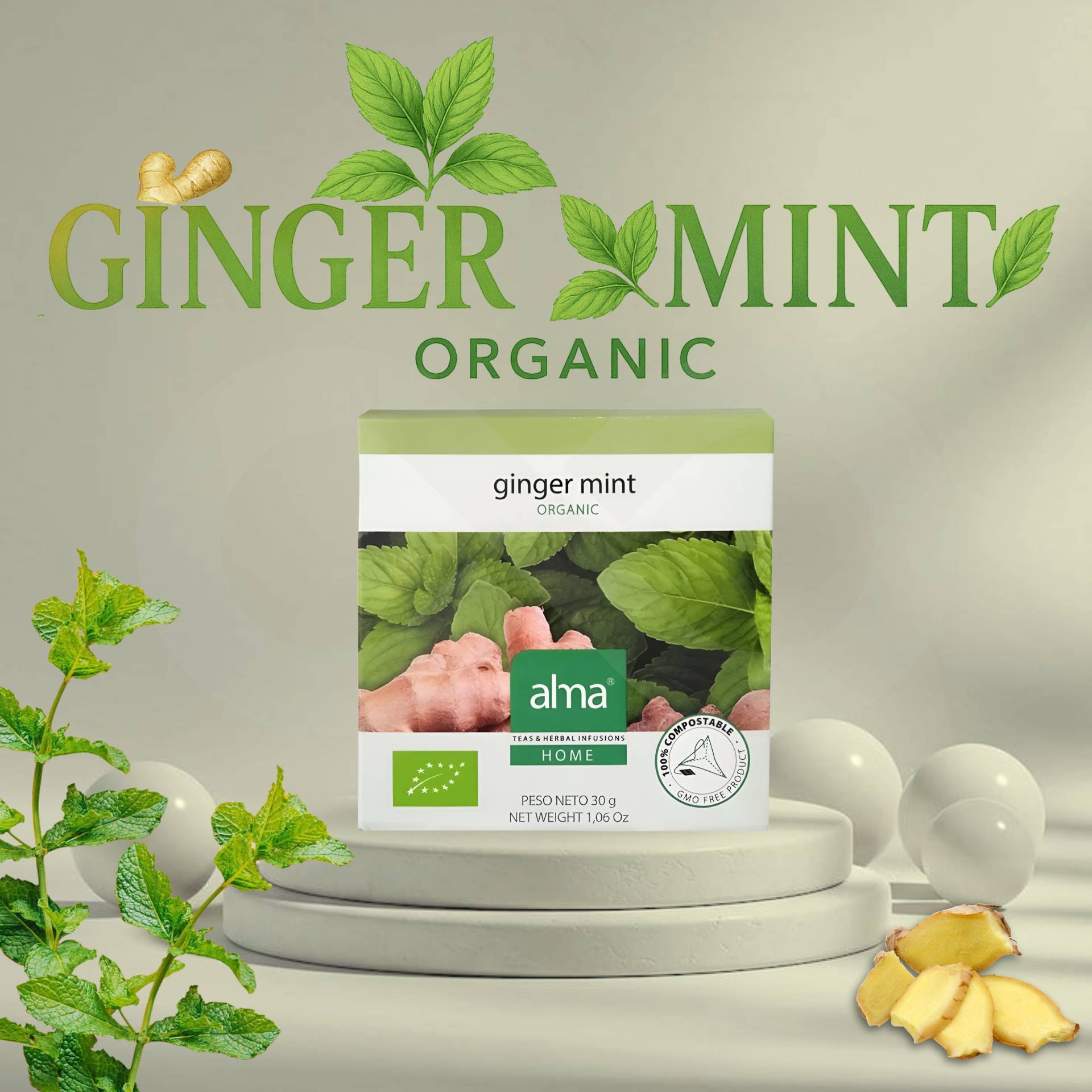 ALMAź Herbata Ginger Mint 15 szt.