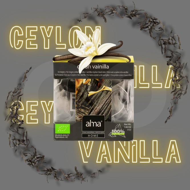 ALMA® Chá Ceilan Baunilha 15 un.