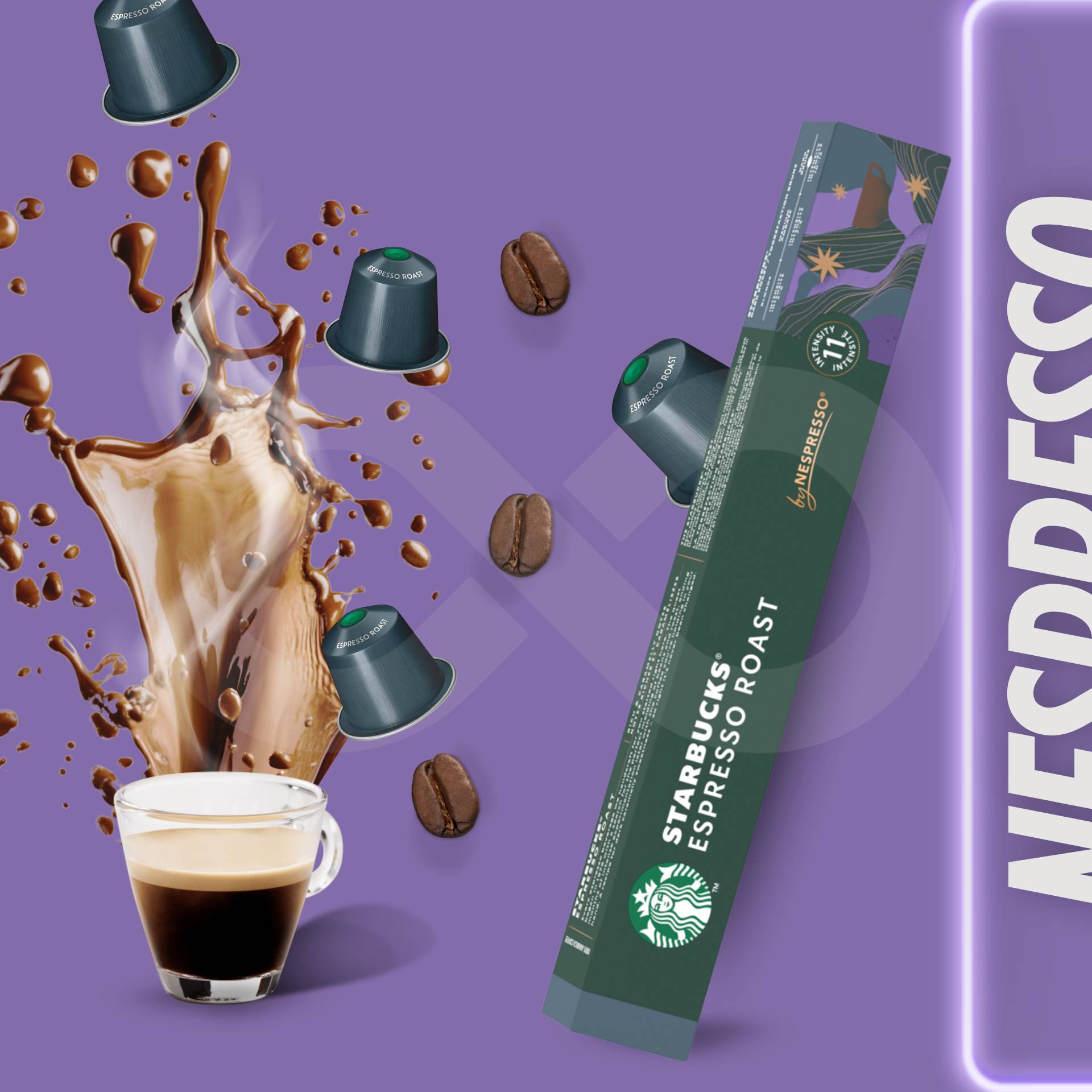 STARBUCKS® Capsules Nespresso Espresso Roast 10 st.