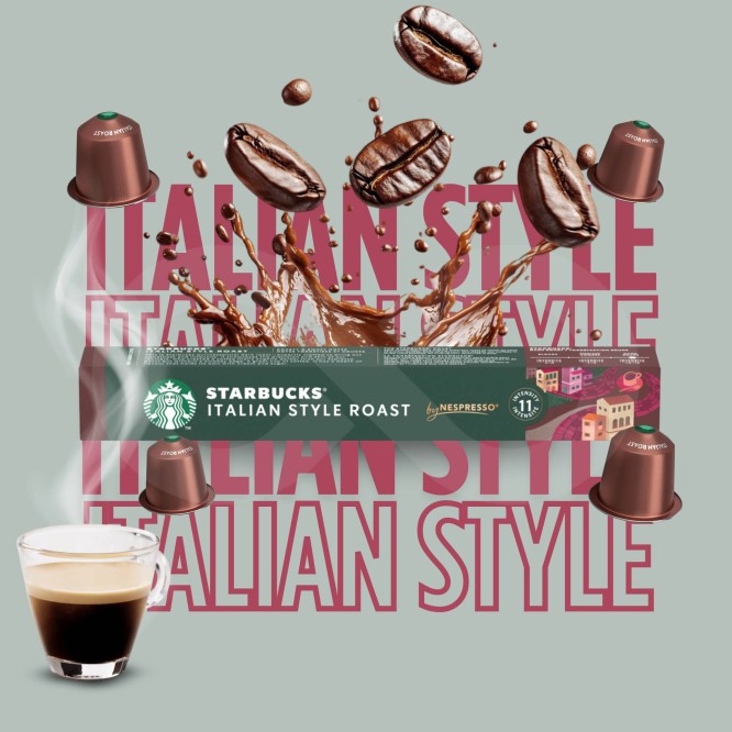 STARBUCKS® Kapseln Nespresso Italian Style Roast 10 Stk.