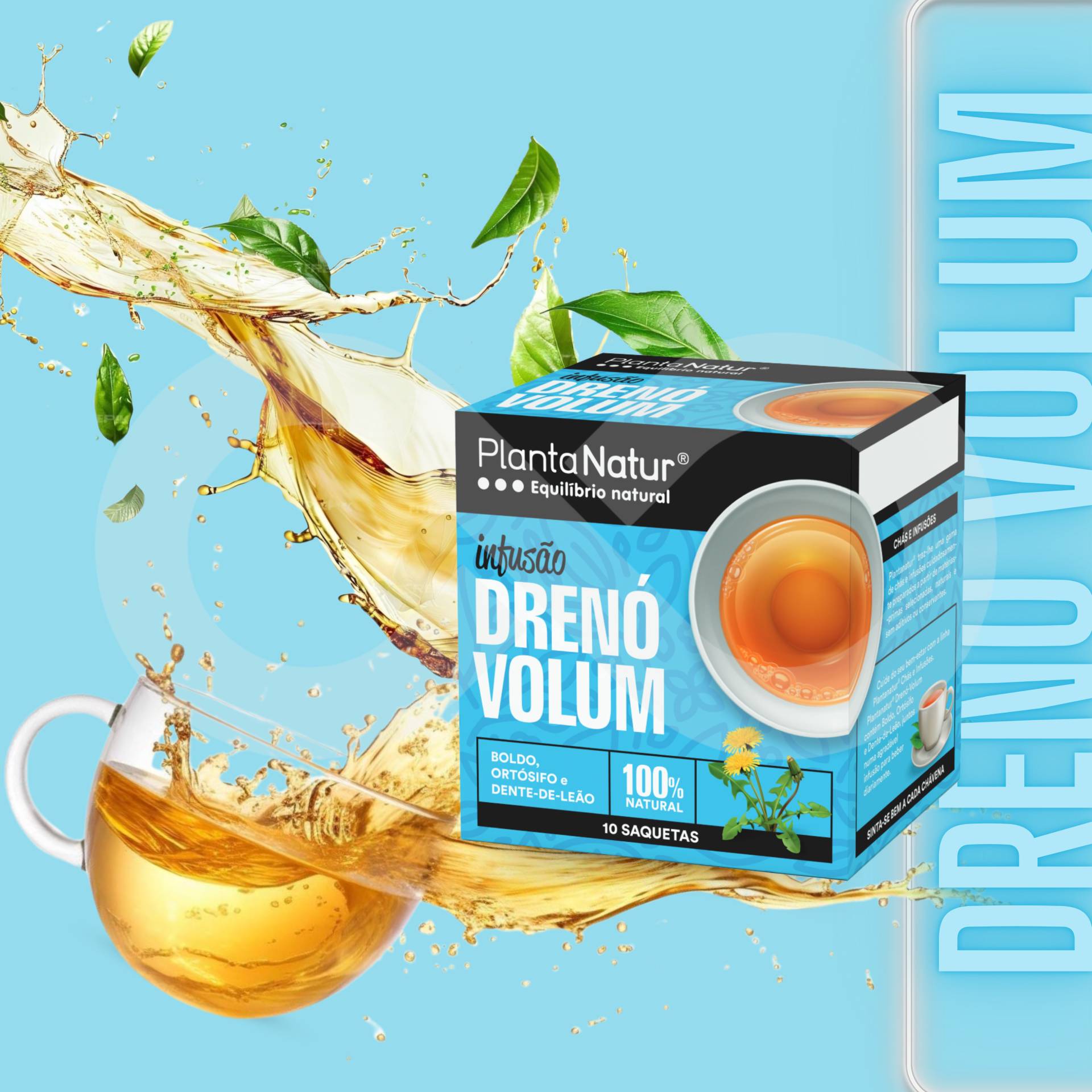 PLANTANATUR® Té Dreno Volume 10 uds.