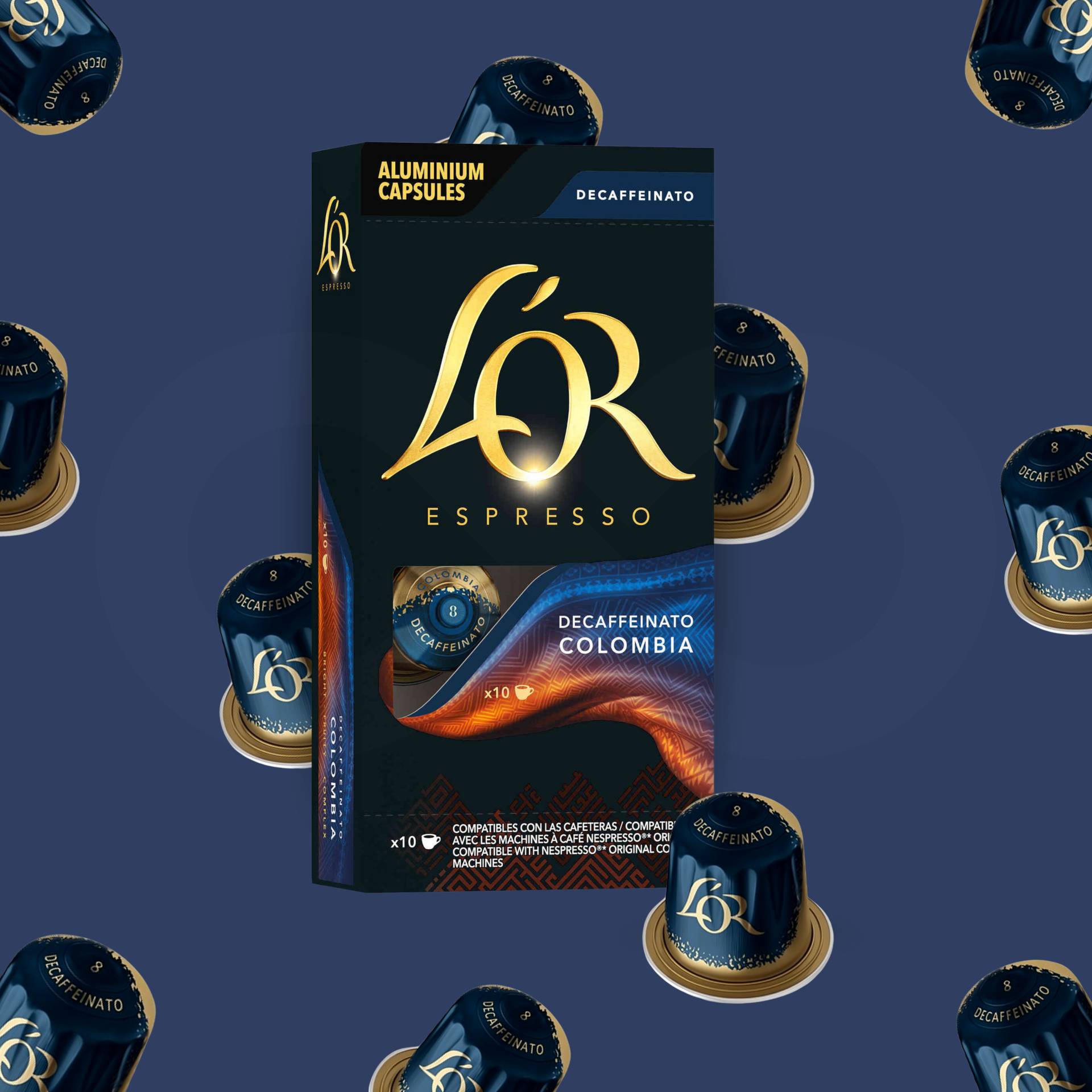 L´ORŽ Nespresso Capsules Colombia Decaf 10 un.