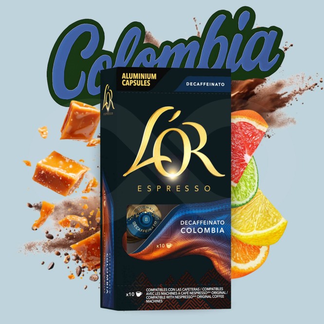 L´ORŽ Nespresso Capsules Colombia Decaf 10 un.