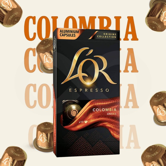 L´OR® Cápsulas Nespresso Colombia 10 uds.