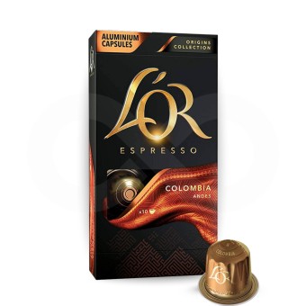 L�OR� C�psulas Nespresso Colombia 10 un.