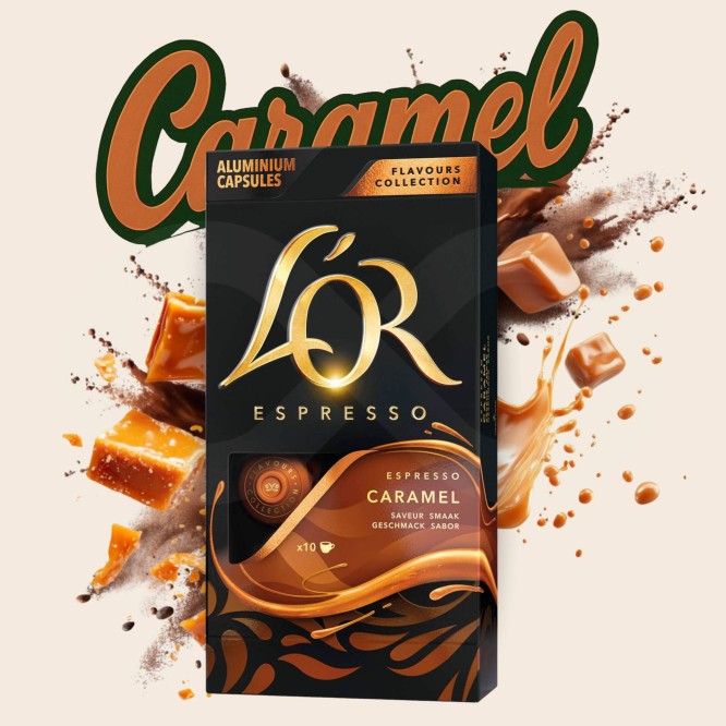 L�OR� Capsules Nespresso Caramel 10 st.
