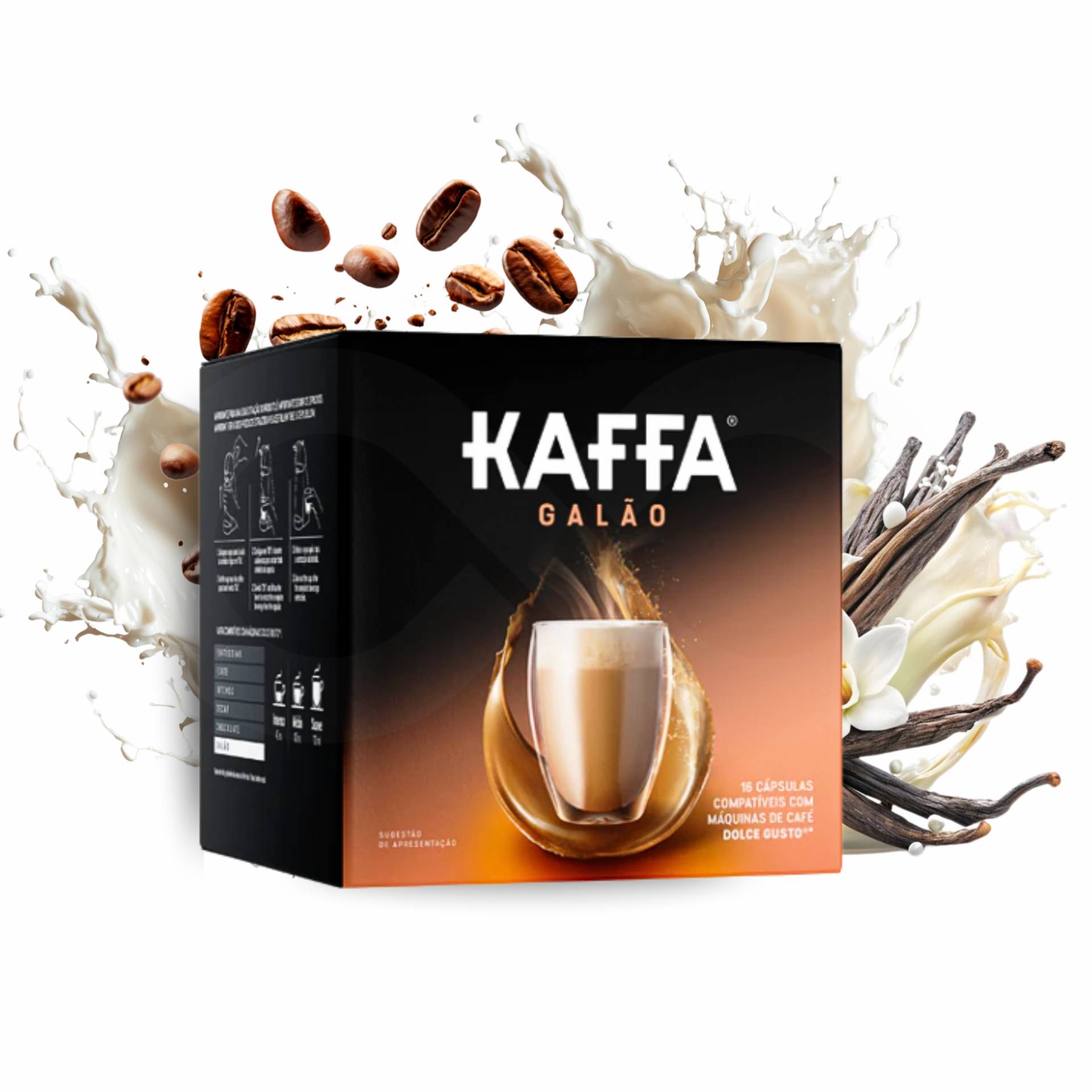 KAFFA® Cápsulas Dolce Gusto Galão 16 uds.