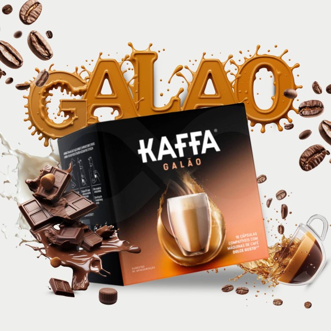 KAFFA® Cápsulas Dolce Gusto Galão 16 uds.