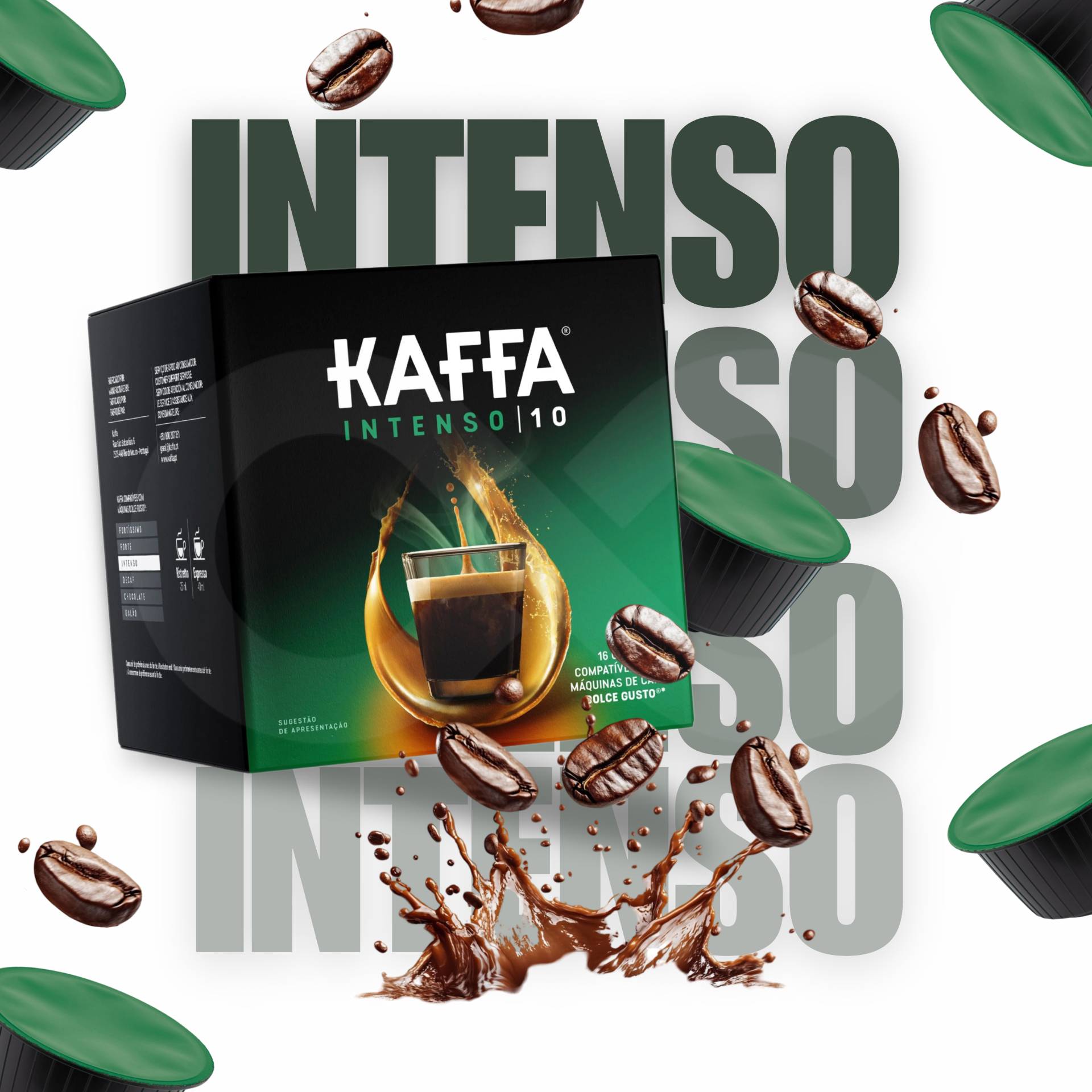 KAFFA® Capsules Dolce Gusto Intenso 16 u.