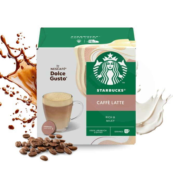 STARBUCKS® Dolce Gusto Capsules Caffè Latte 12 un.