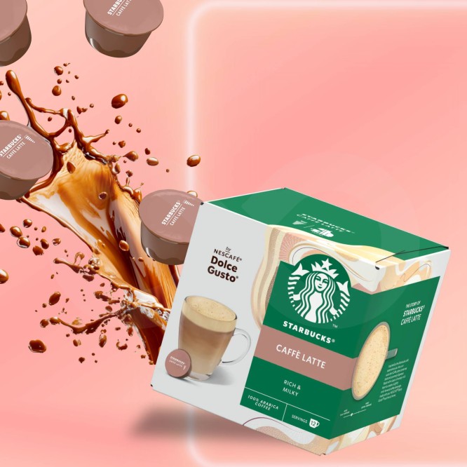 STARBUCKS® Dolce Gusto Capsules Caffè Latte 12 un.