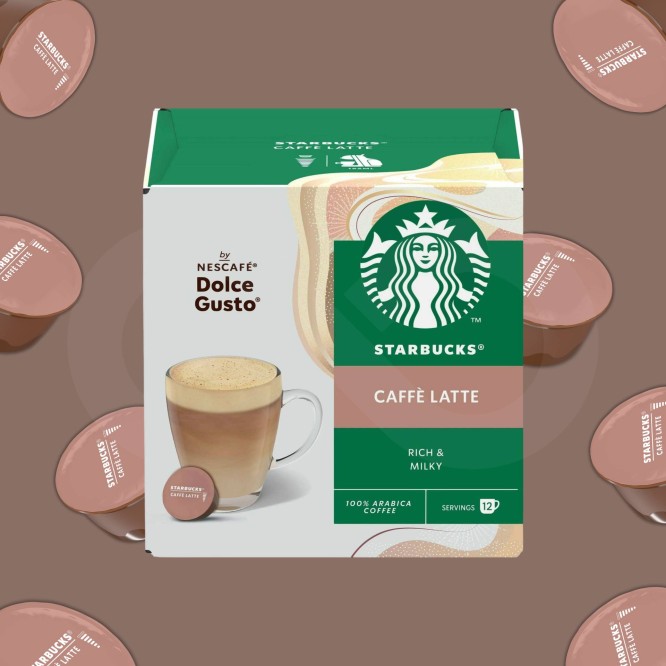 STARBUCKS® Dolce Gusto Capsules Caffè Latte 12 un.