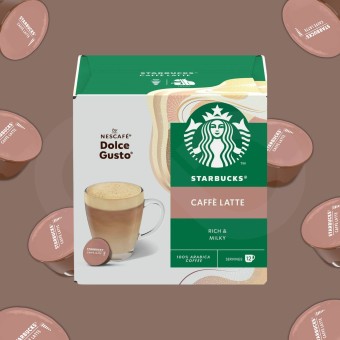 STARBUCKS® Dolce Gusto Capsules Caffè Latte 12 un.
