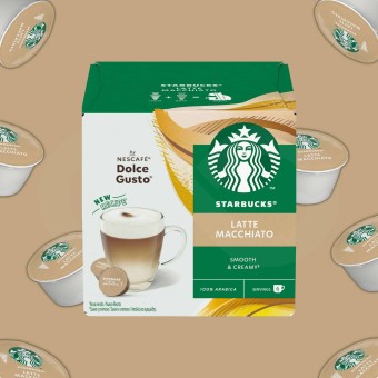 STARBUCKS� C�psulas Dolce Gusto Latte Macchiato 6 un.