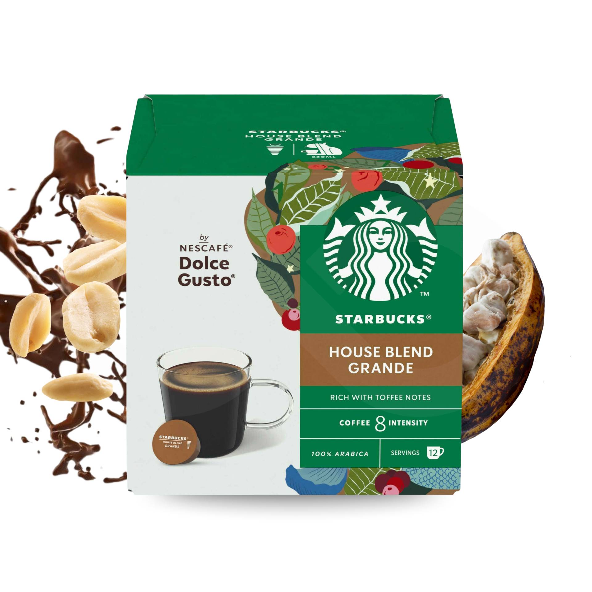 STARBUCKS® Kapseln Dolce Gusto House Blend 12 Stk.
