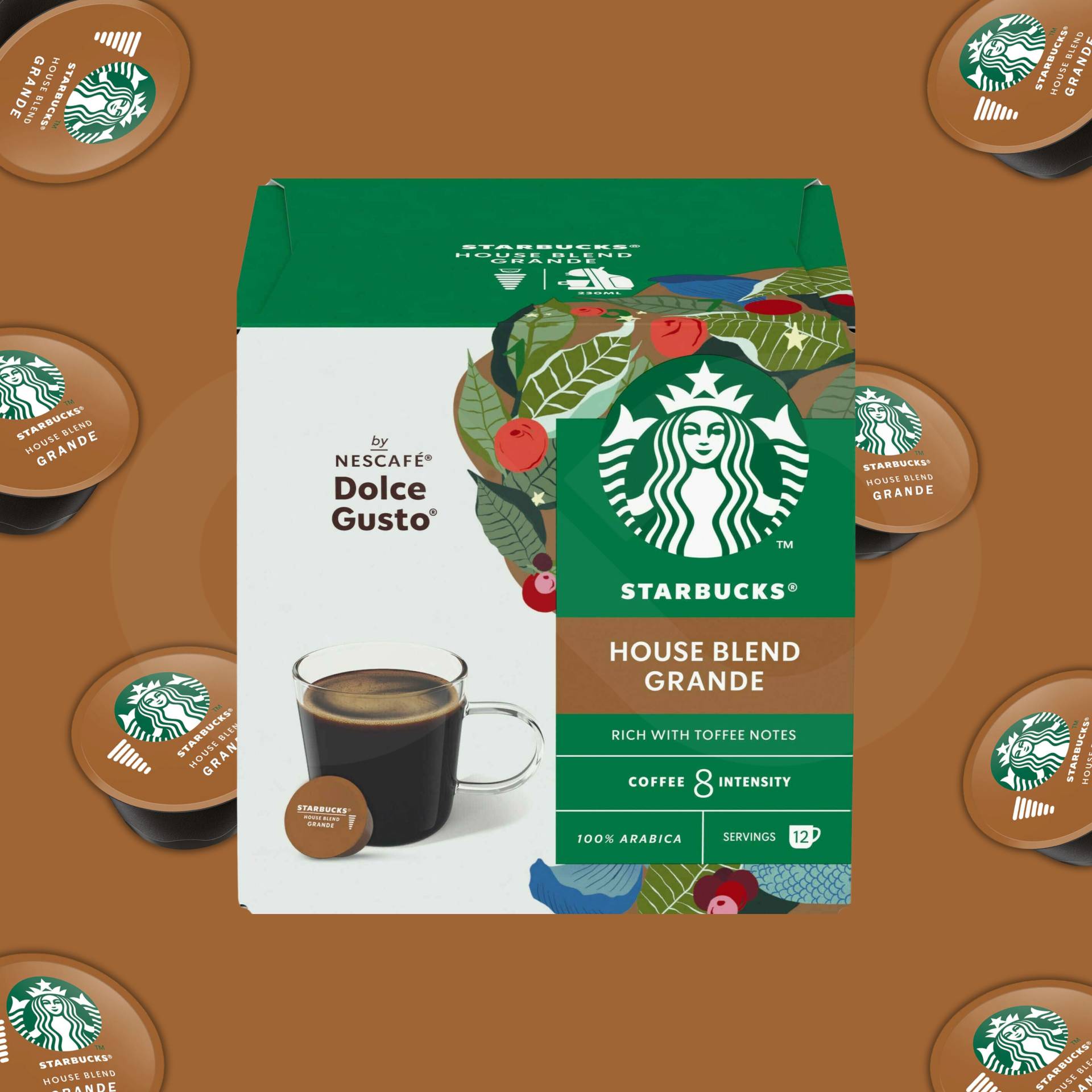 STARBUCKS® Capsules Dolce Gusto House Blend 12 u.
