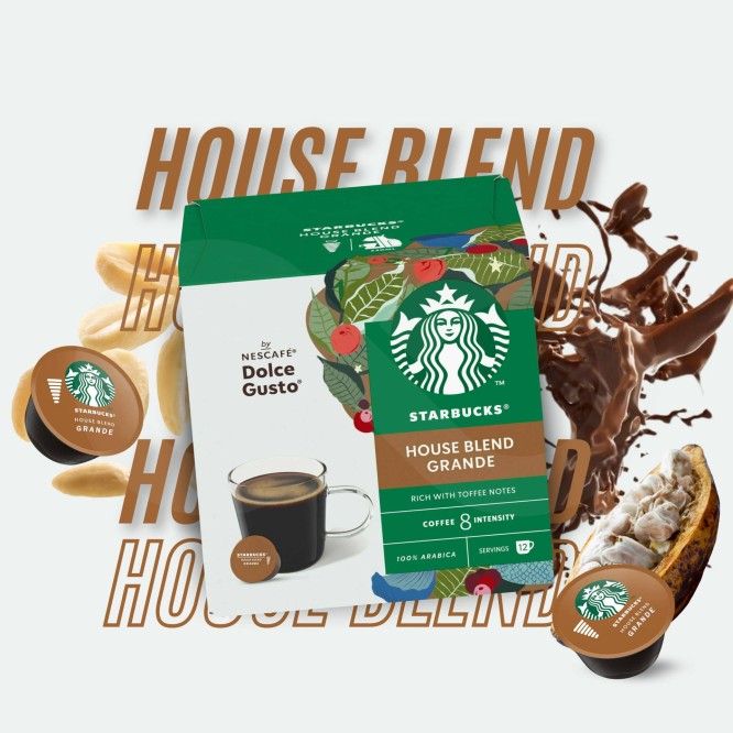 STARBUCKS® Capsules Dolce Gusto House Blend 12 u.