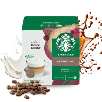 STARBUCKS® Capsules Dolce Gusto Cappuccino 6 u.