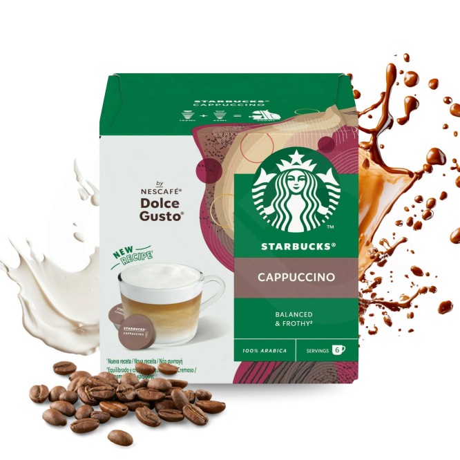 STARBUCKS® Capsules Dolce Gusto Cappuccino 6 u.