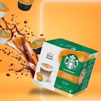 STARBUCKS® Dolce Gusto Capsules Caramel Macchiato 6 un.