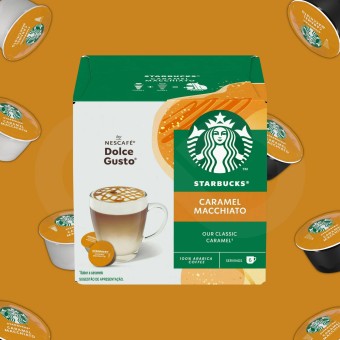 STARBUCKS® Dolce Gusto Capsules Caramel Macchiato 6 un.